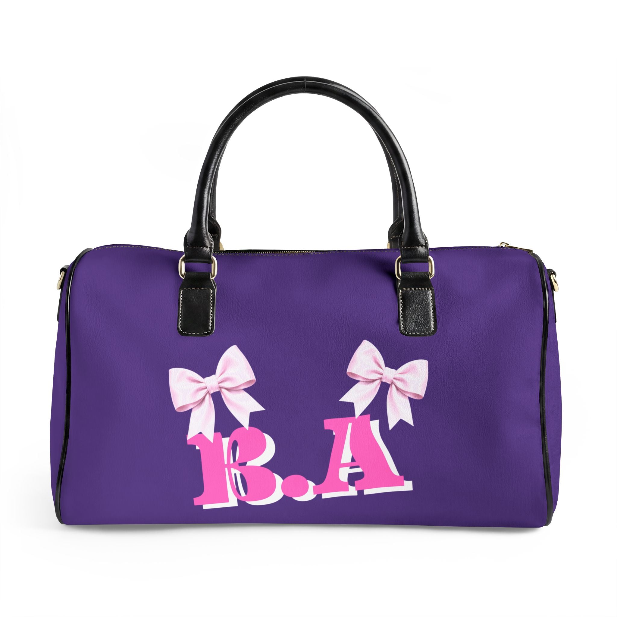 Purple GIRLS TRIP! Baddie Authority Co.. Edition Travel Bag