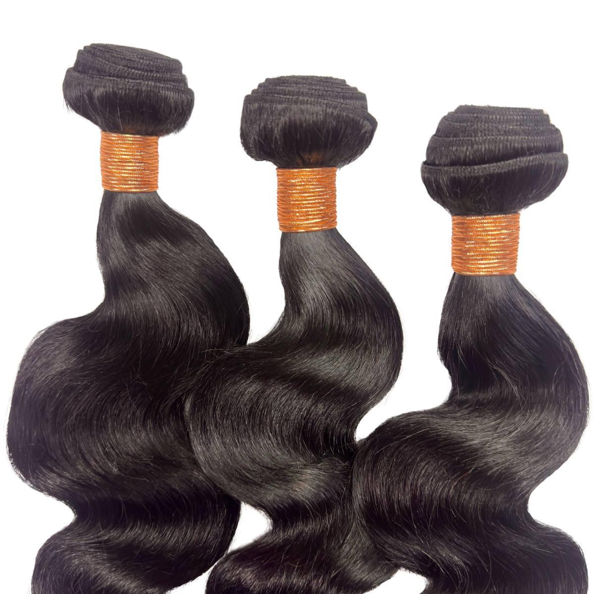 Raw Baddie Collection• Jet Black Body Wave Bundle Deals