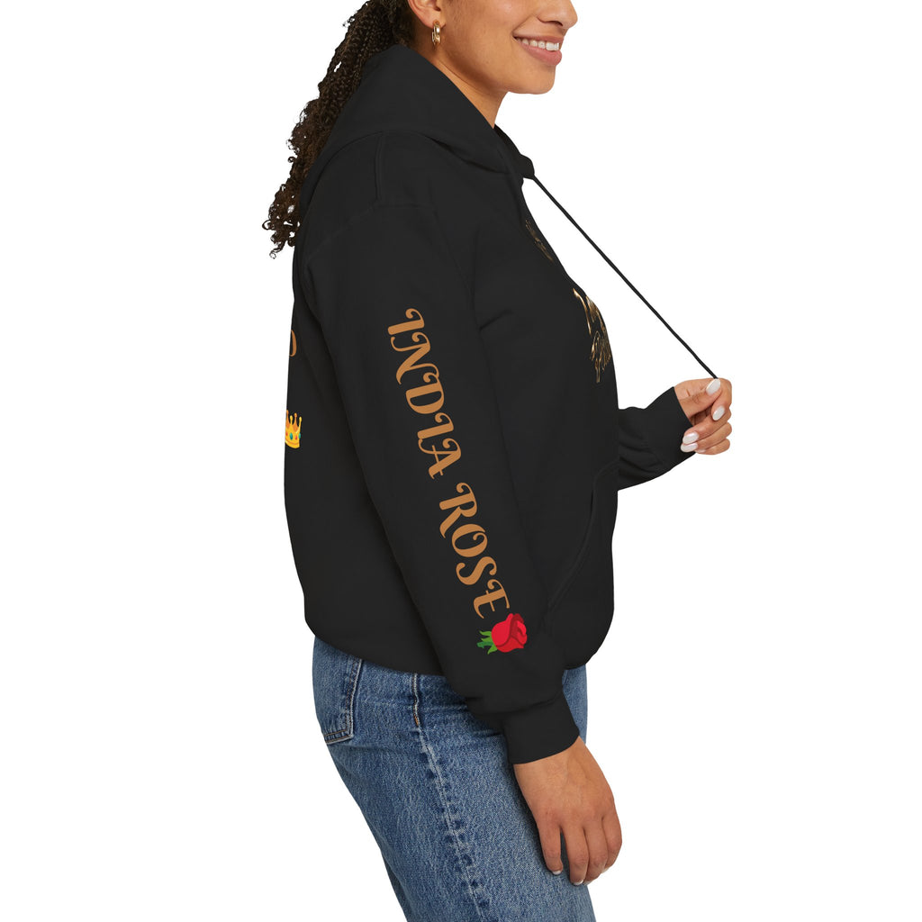 Paid Protected & Powerful (Unisex Hoodie SweatShirt India Rose Edition)