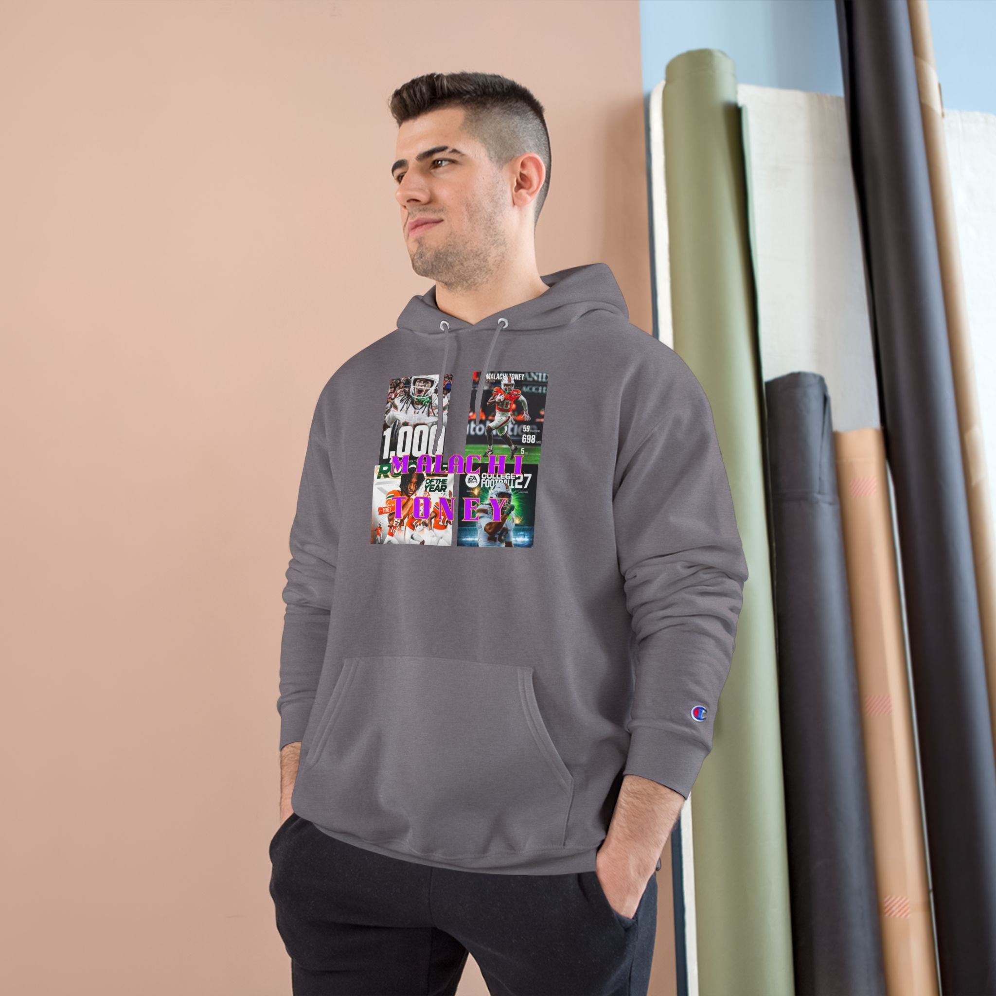 Malachi Toney Hometown Hero Legacy  
Champion Hoodie  (BADDIE A CO) limited Edition