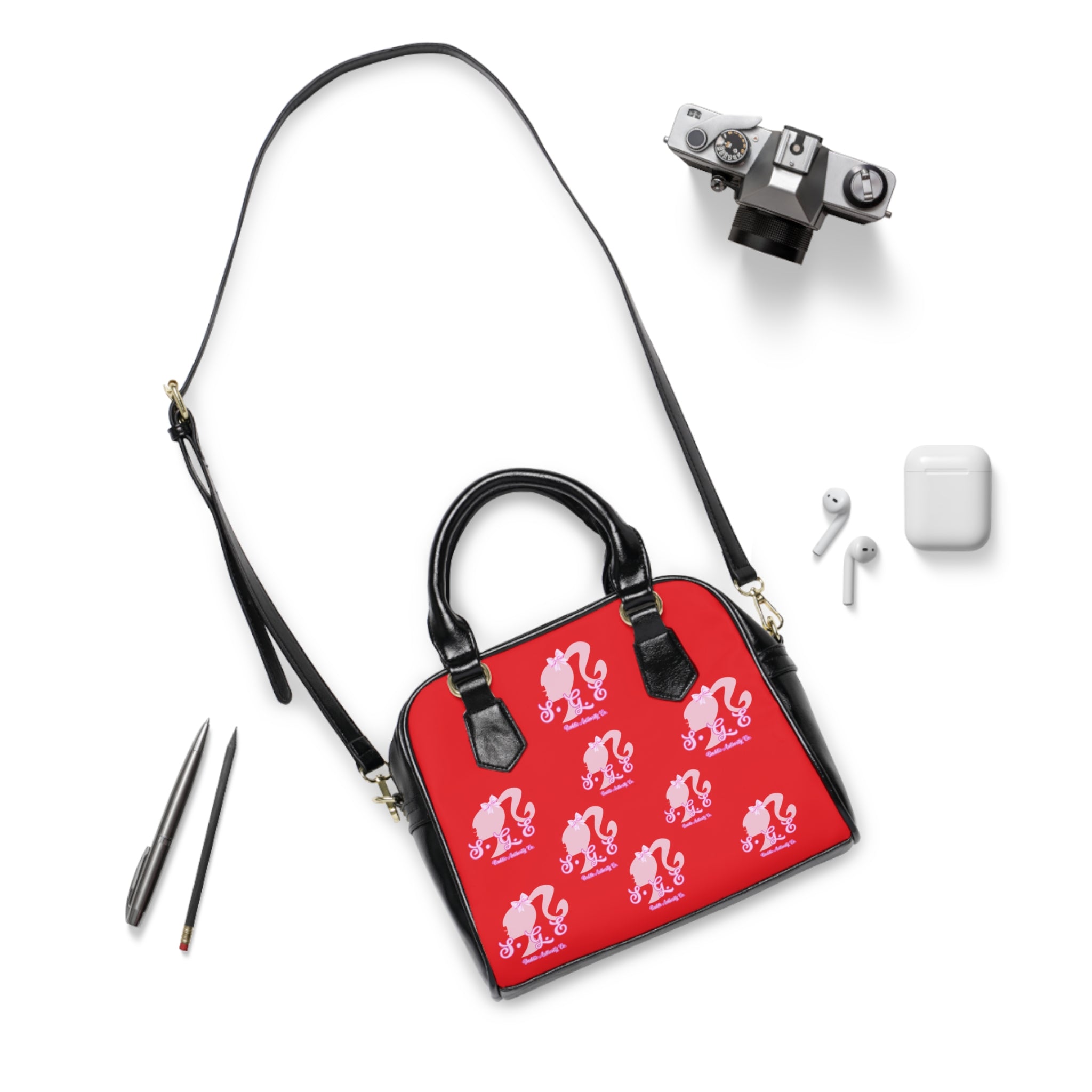 RED “The Boujee S.G.E.™ Leather Tote”