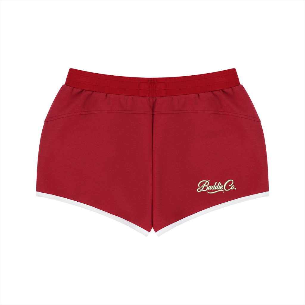BADDIE AUTHORITY ~CHERRY RETRO  SHORTS