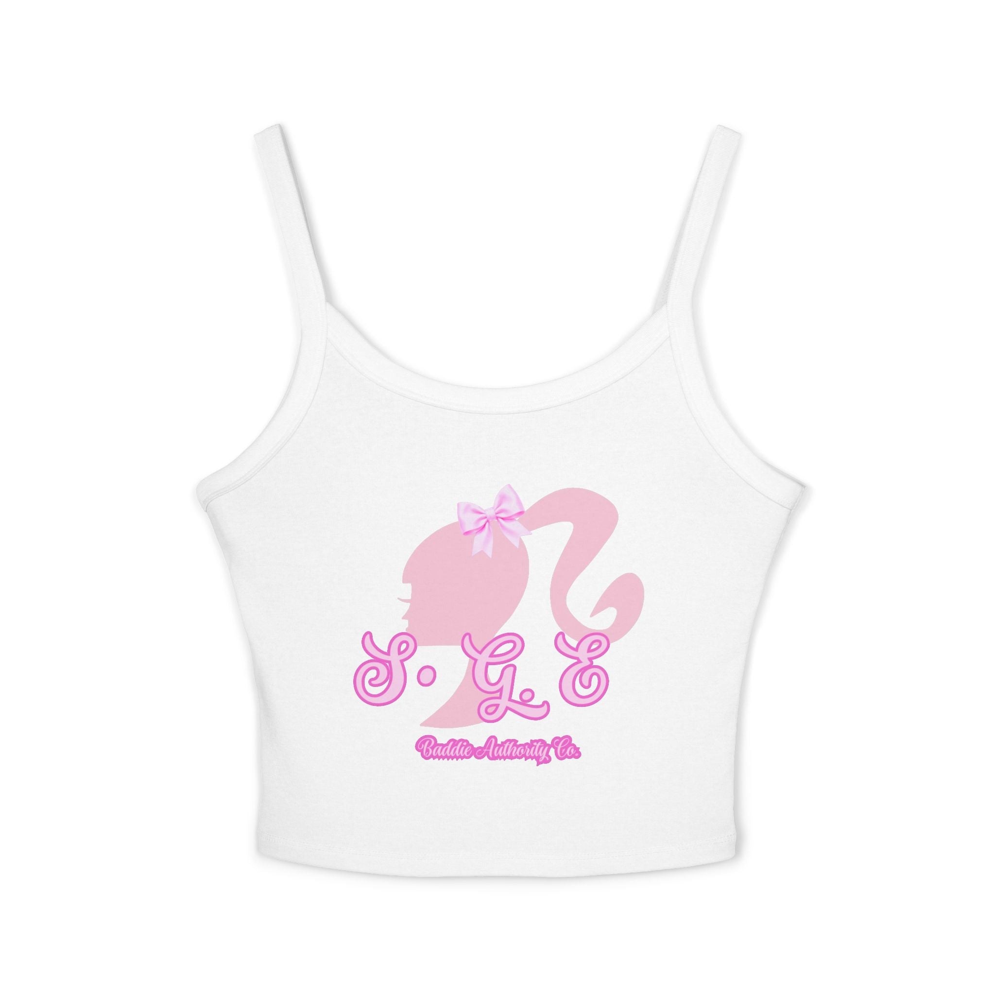 S.G.E. “Soft Girl Era Crop “Tank

 Baddie Authority Co. Collection
