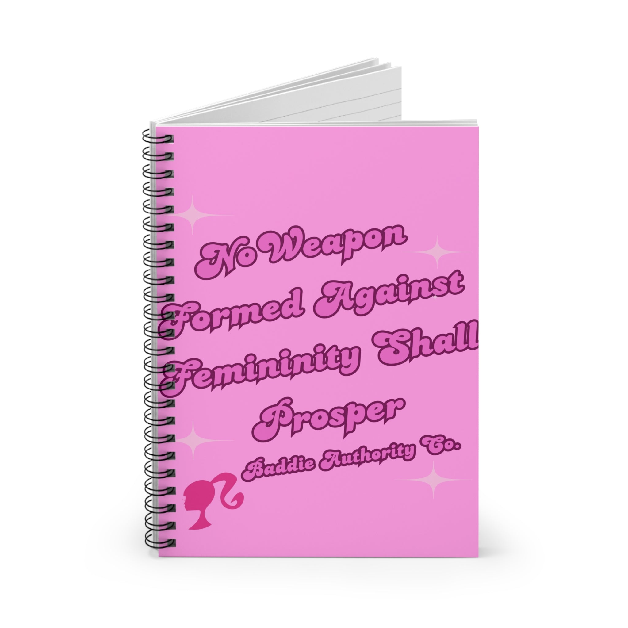 NO Weapon Formed Against Femininity Shall Prosper Notebook