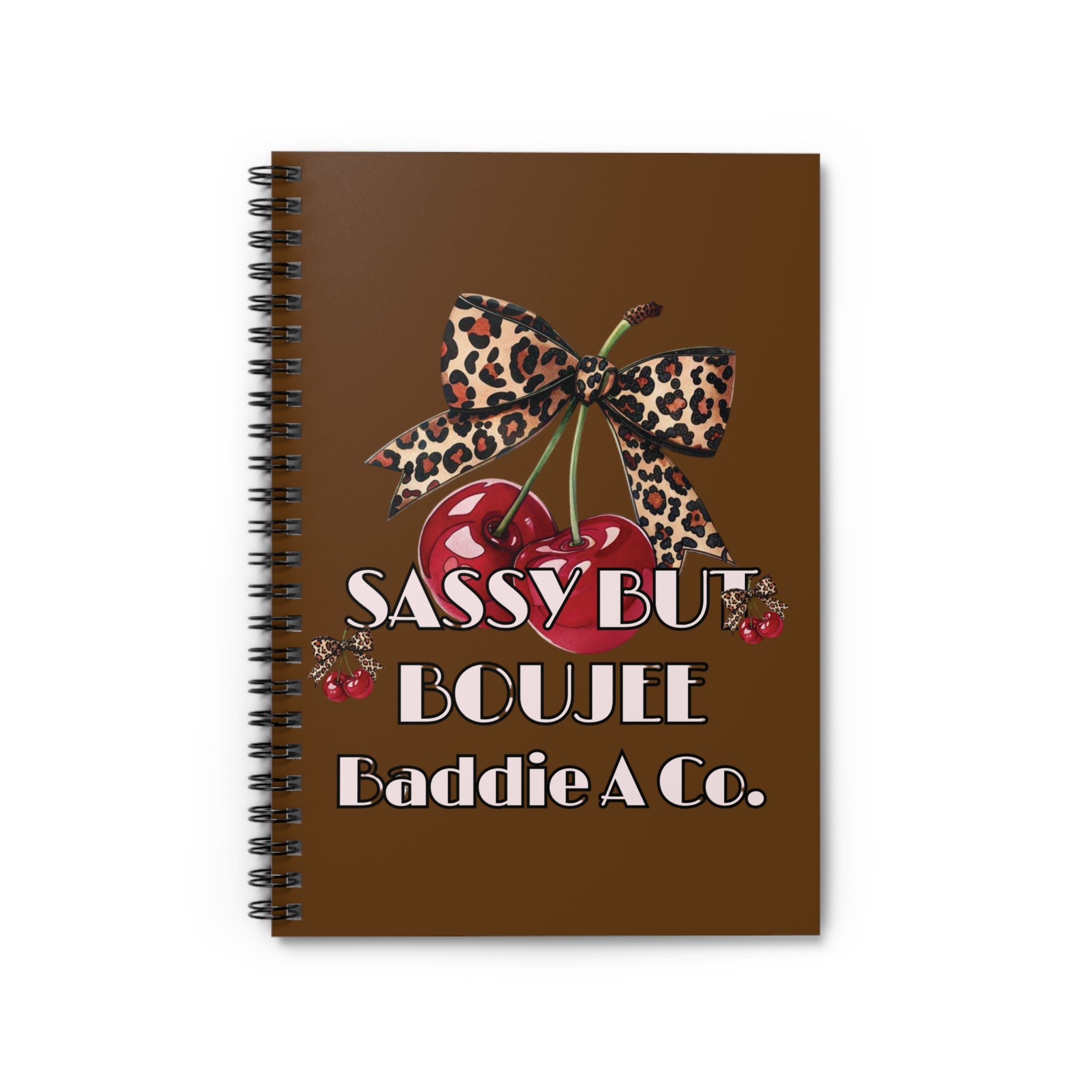 Chocolate Drop Sassy But Boujee Journal“For the girls with big dreams, boujee standards, and a soft spot for pretty things.”
