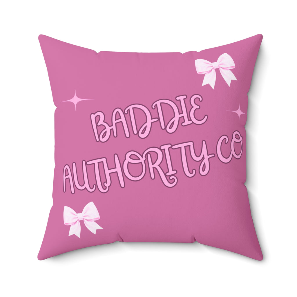 Baddie Authority Co. Throw Pillow