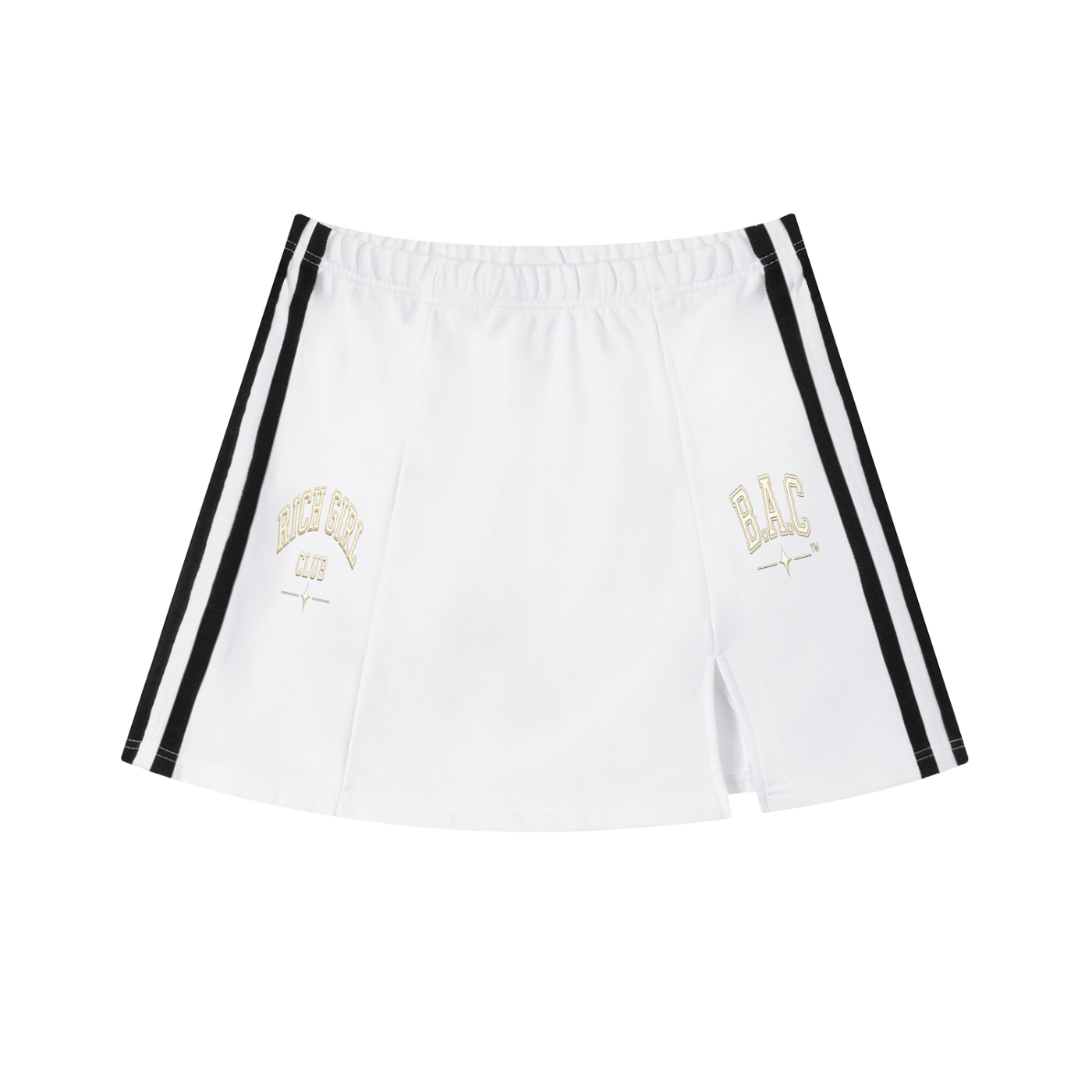 RICH GIRL CLUB VARSITY SKIRT ~ B.A EDITION