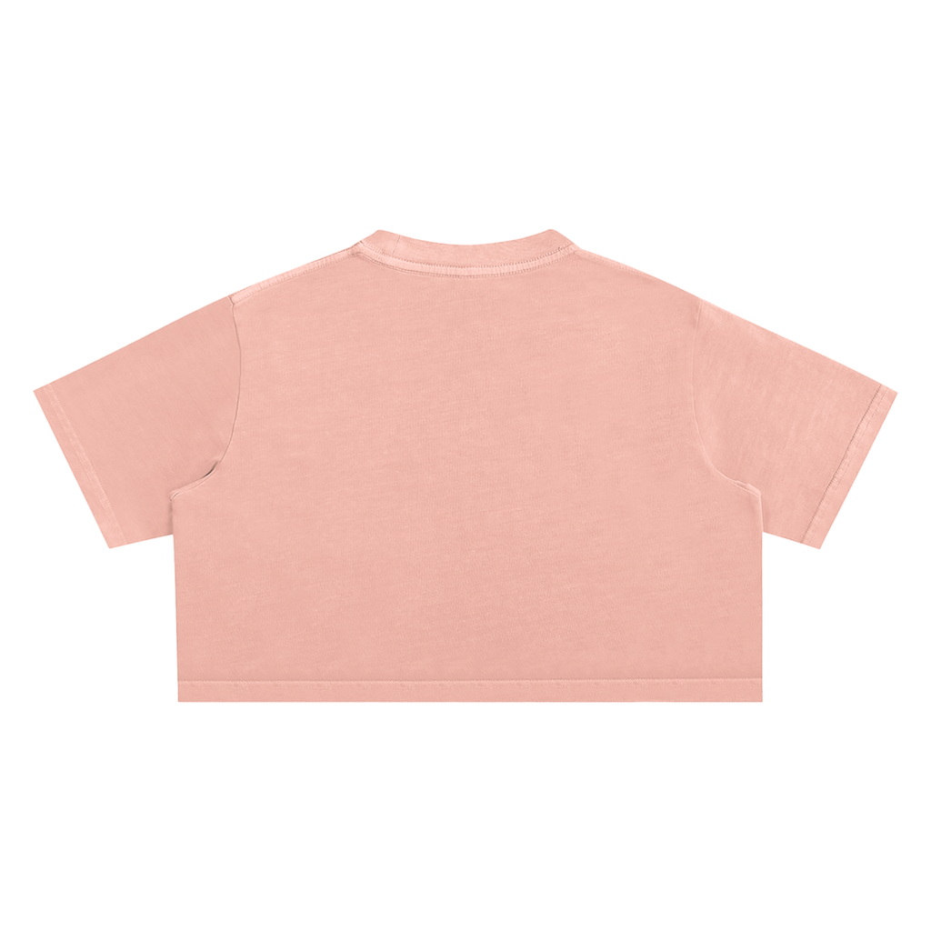 BADDIE AUTHORITY BLUSH  CROP TOP