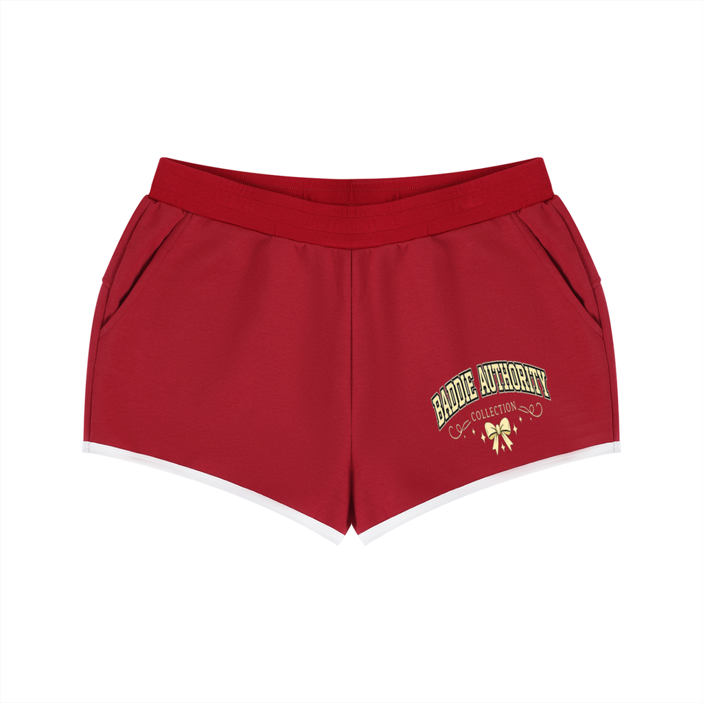 BADDIE AUTHORITY ~CHERRY RETRO  SHORTS