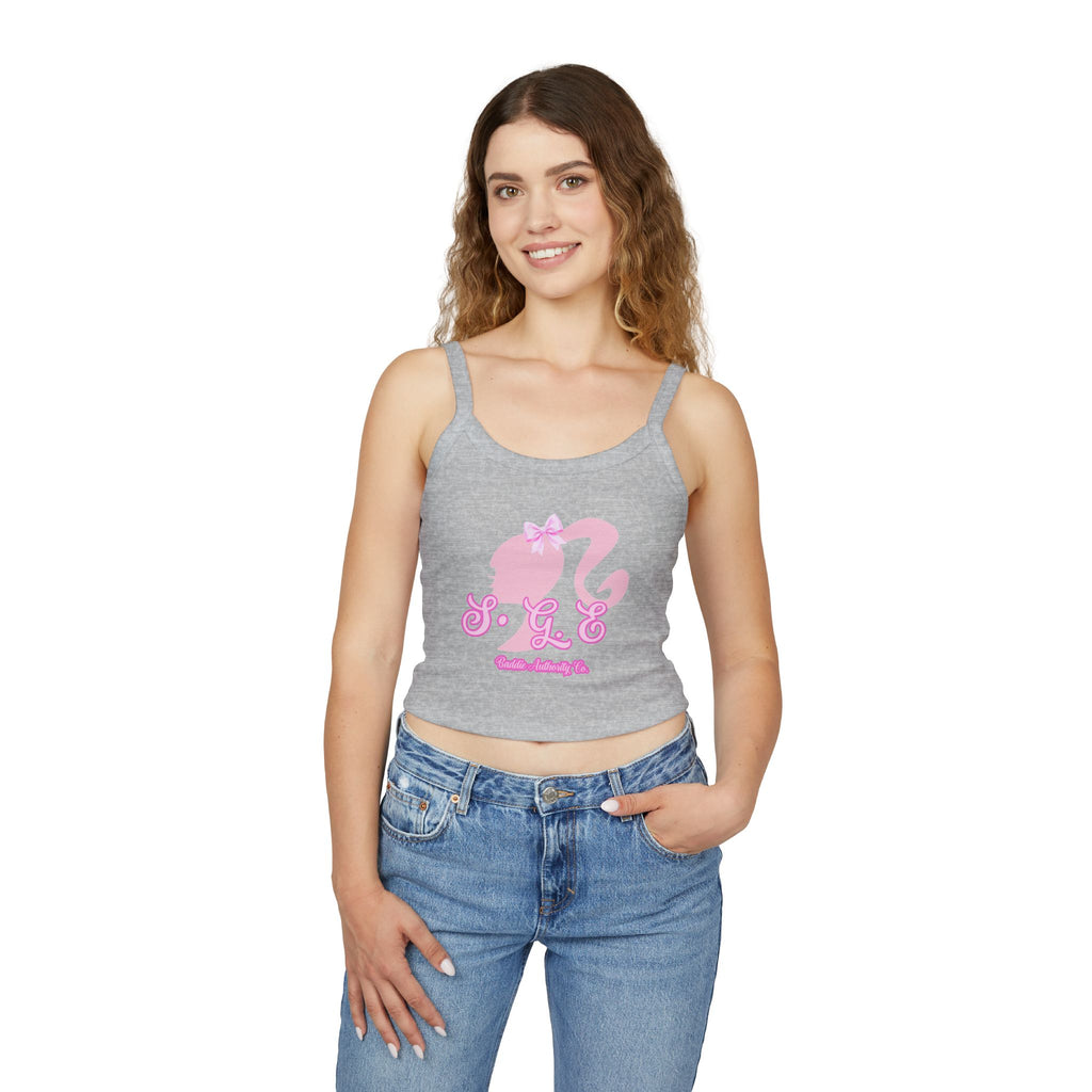 S.G.E. “Soft Girl Era Crop “Tank

 Baddie Authority Co. Collection