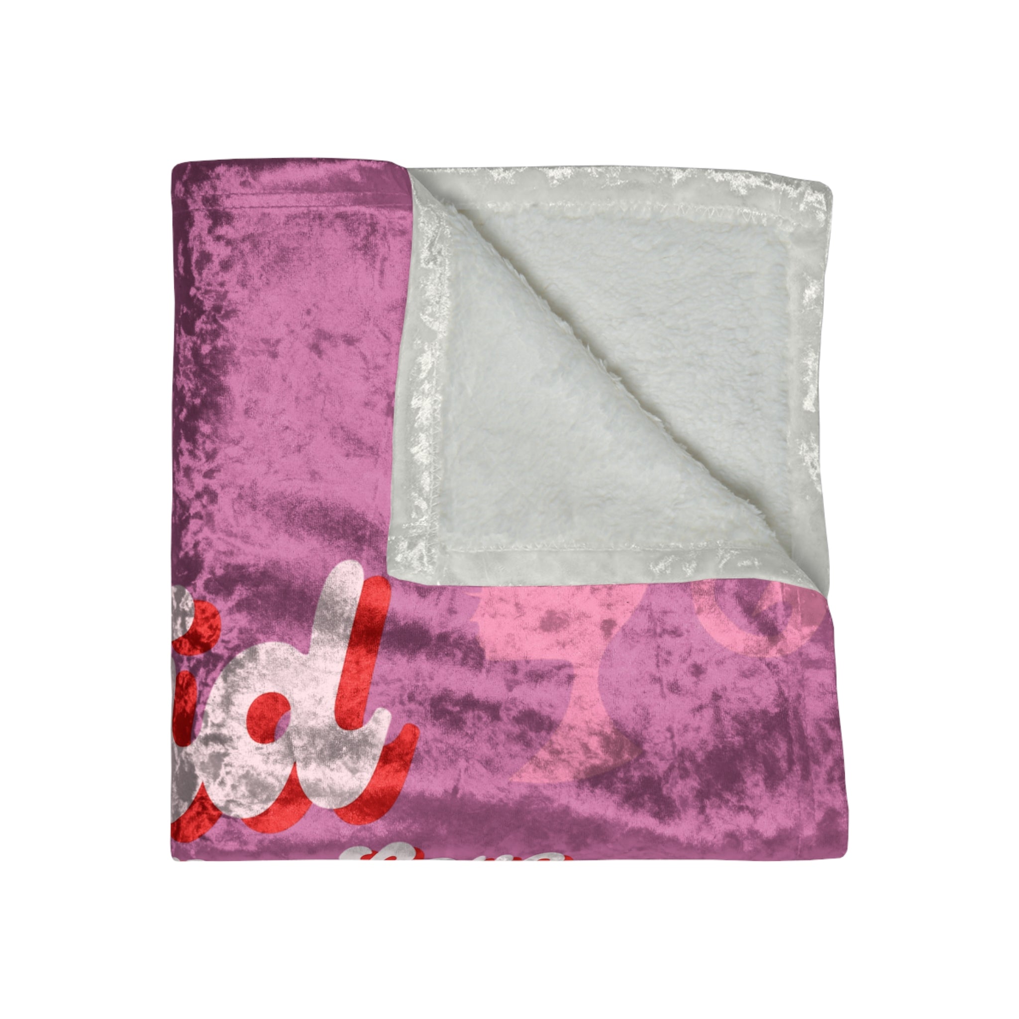 Paid Baddies Love Baddie Authority Co. Velvet Blanket