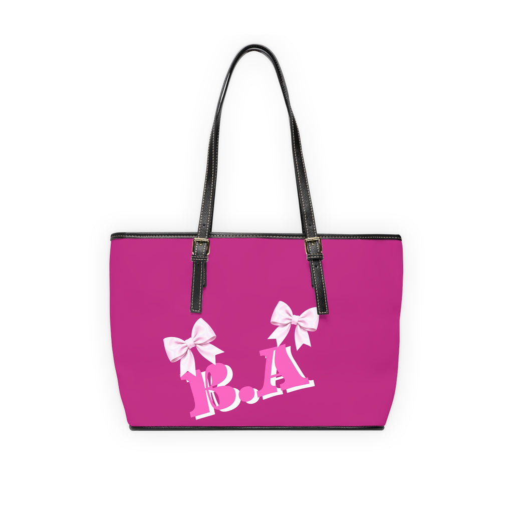 Baddie Authority Co. Collection Leather Tote