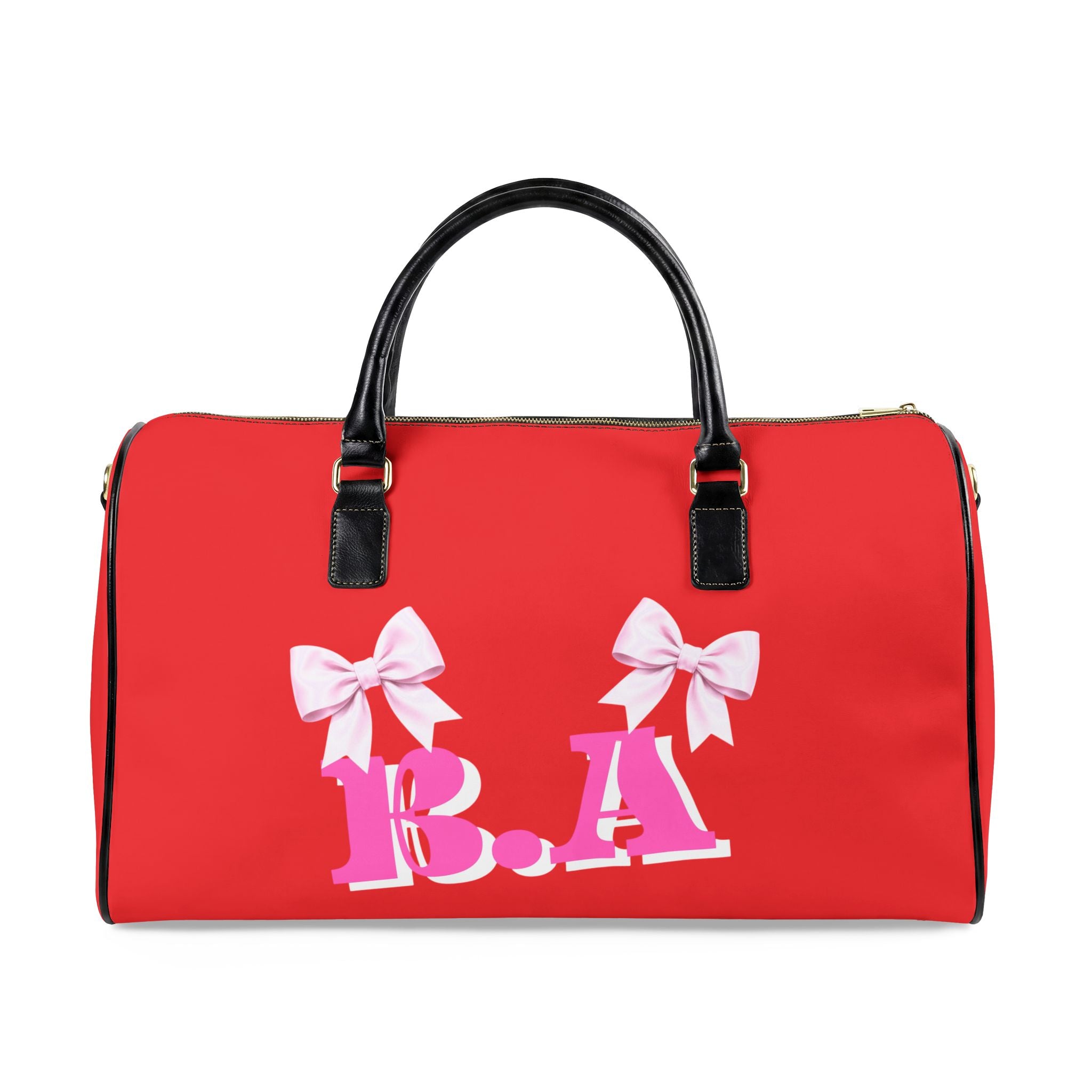 RED GIRLS TRIP! Baddie Authority Co.. Edition Travel Bag