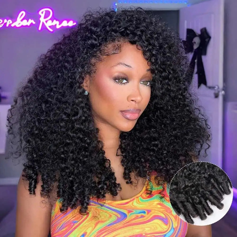 Summer In Miami🎀🏝️• 250% Density Burmese Curly Human Hair Wig 13x4 HD Transparent Lace Frontal Wigs Pre Plucked