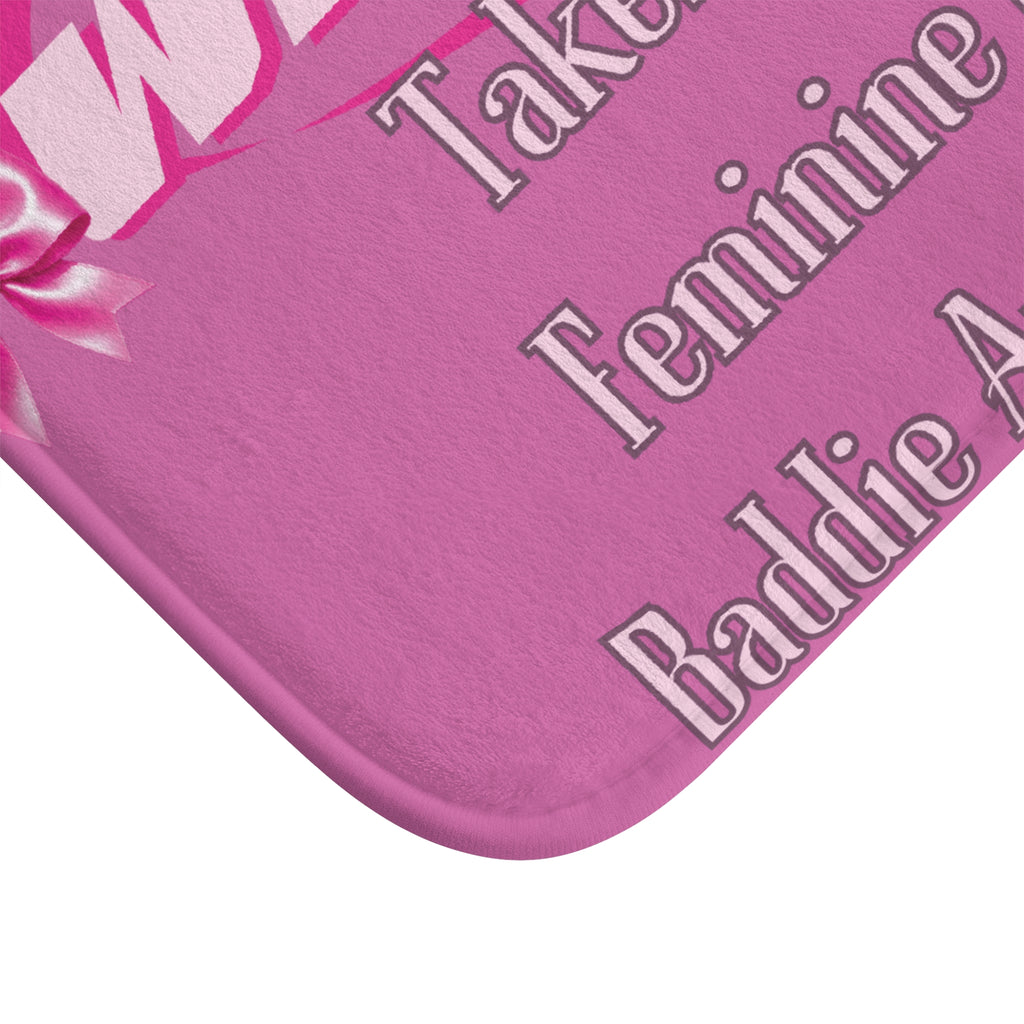 Baddie Authority Co.™ Feminine Baddie Bath Mat