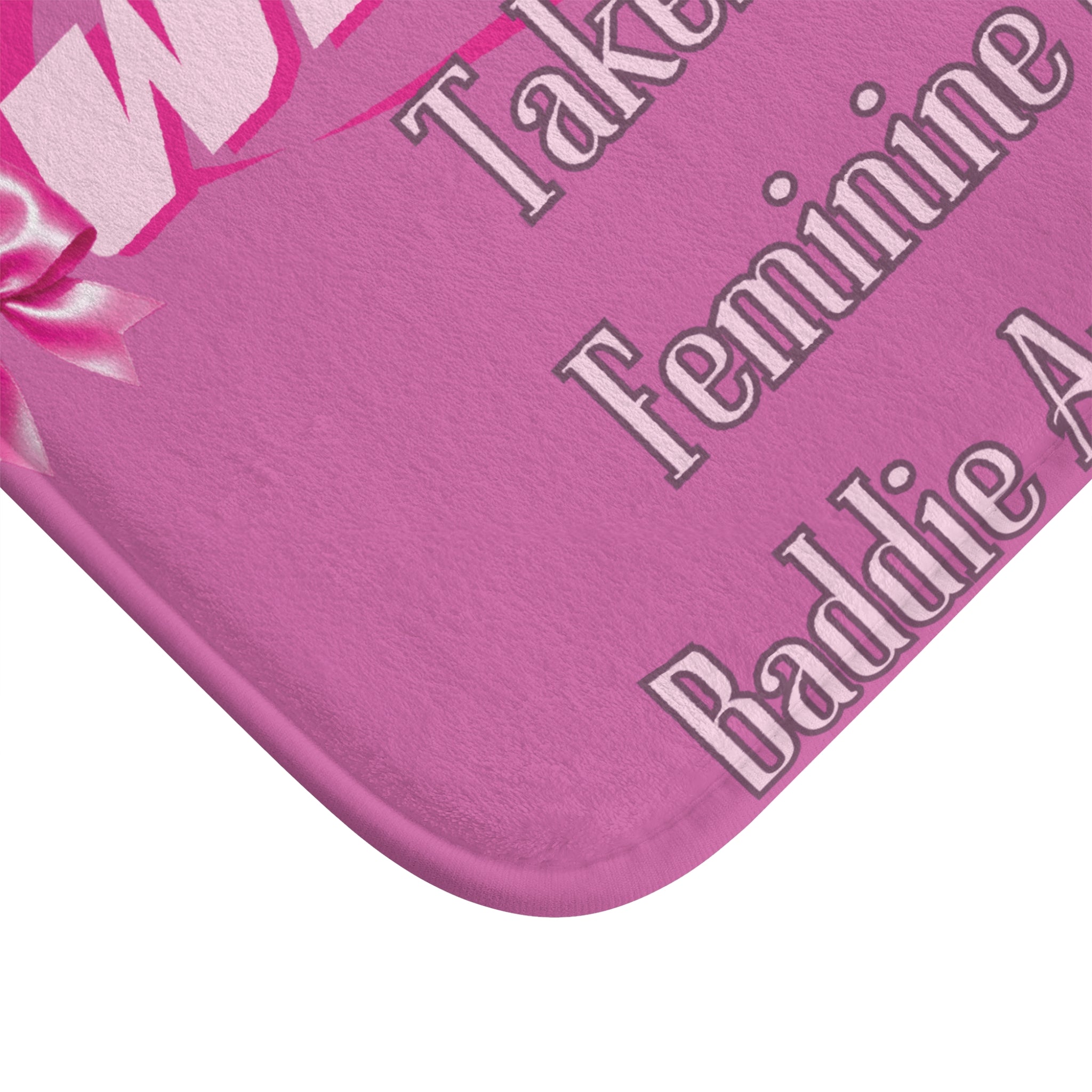 Baddie Authority Co.™ Feminine Baddie Bath Mat