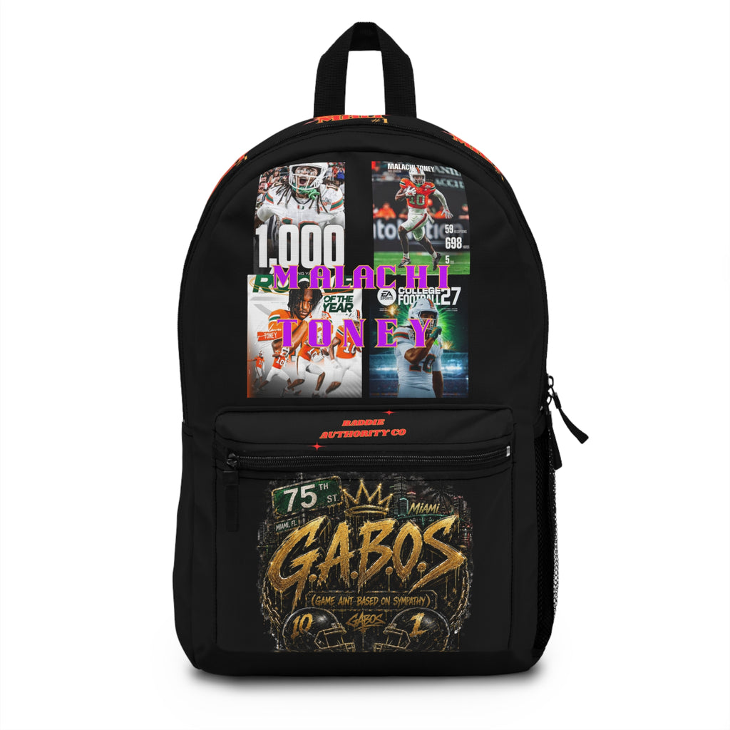G.A.B.O.S.(MALACHI TONEY INSPIRED BACKPACK)  Baddie Authority Co. LIMITED EDITION… Go Caness!