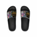 Grey• Malachi Toney Custom Inspired  Football Legacy Slides (BRAND) BADDIE A CO. LIMITED EDITION!