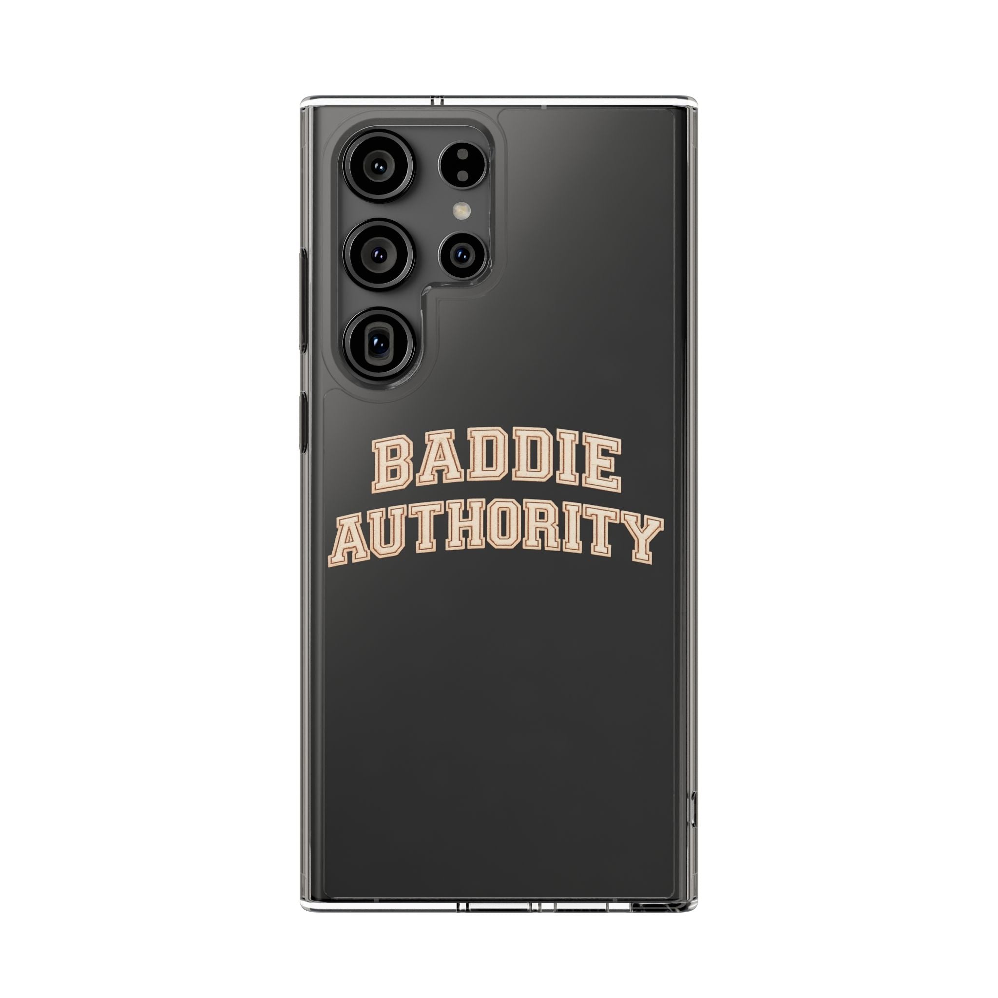 Baddie Authority• Clear Impact-Resistant Cases