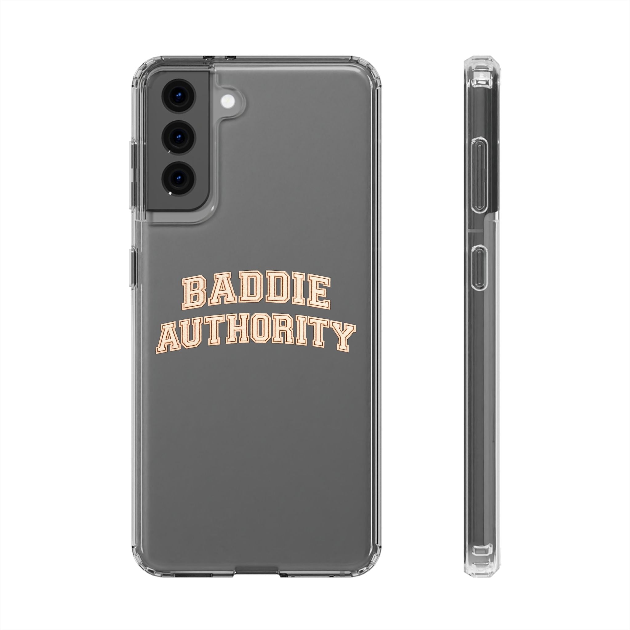Baddie Authority• Clear Impact-Resistant Cases