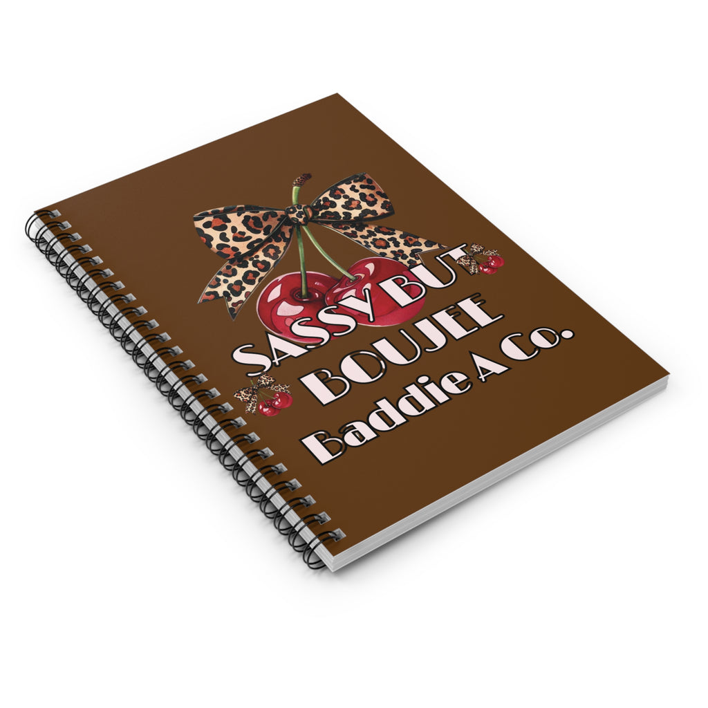 Chocolate Drop Sassy But Boujee Journal“For the girls with big dreams, boujee standards, and a soft spot for pretty things.”