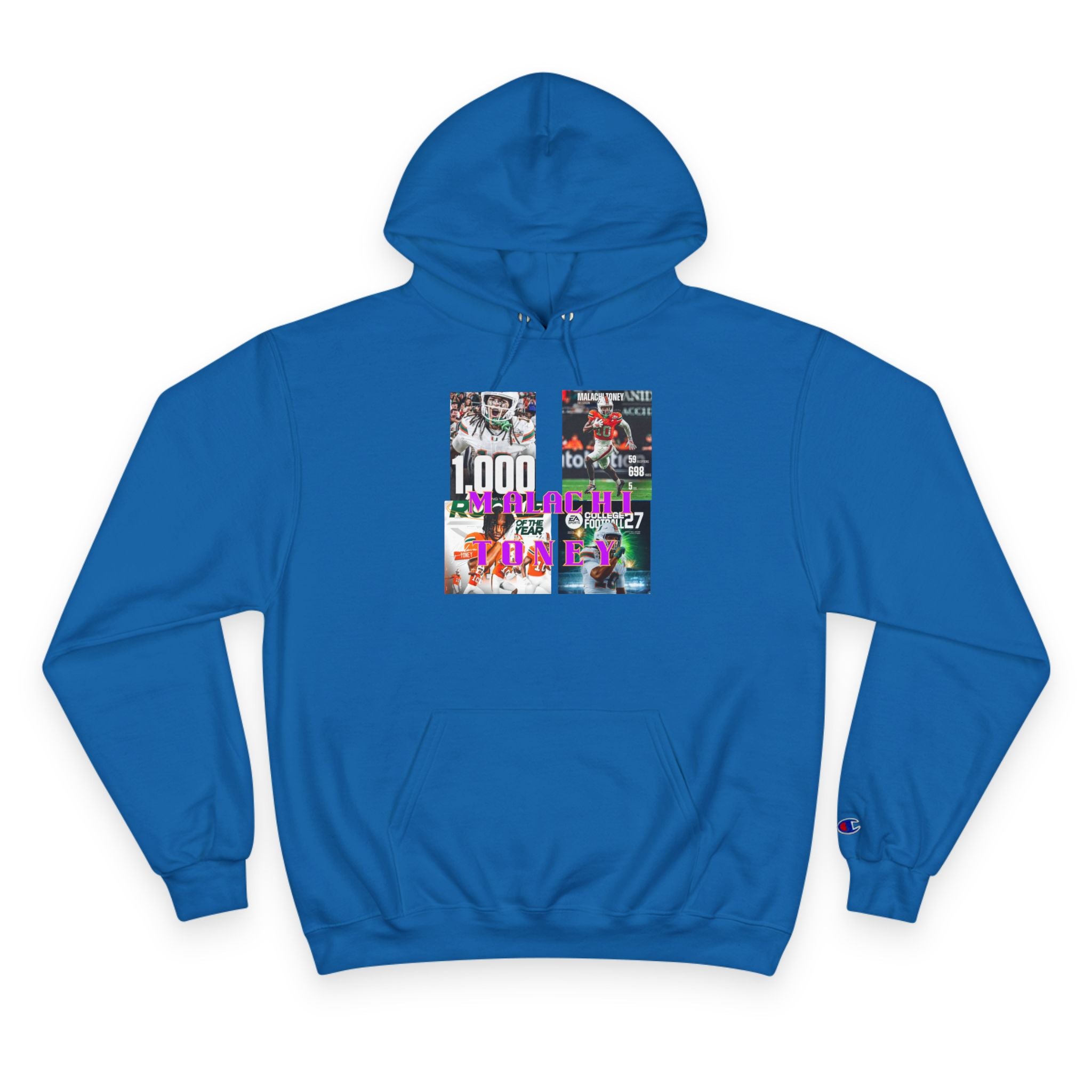 Malachi Toney Hometown Hero Legacy  
Champion Hoodie  (BADDIE A CO) limited Edition
