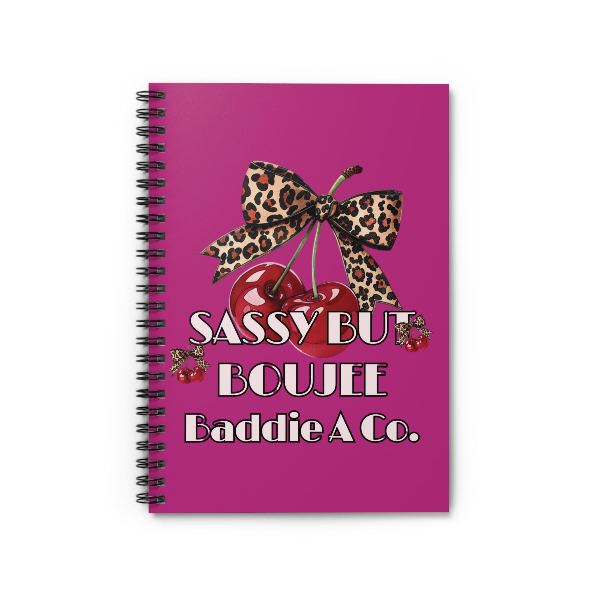 Pink  Sassy But Boujee Journal“For the girls with big dreams, boujee standards, and a soft spot for pretty things.”