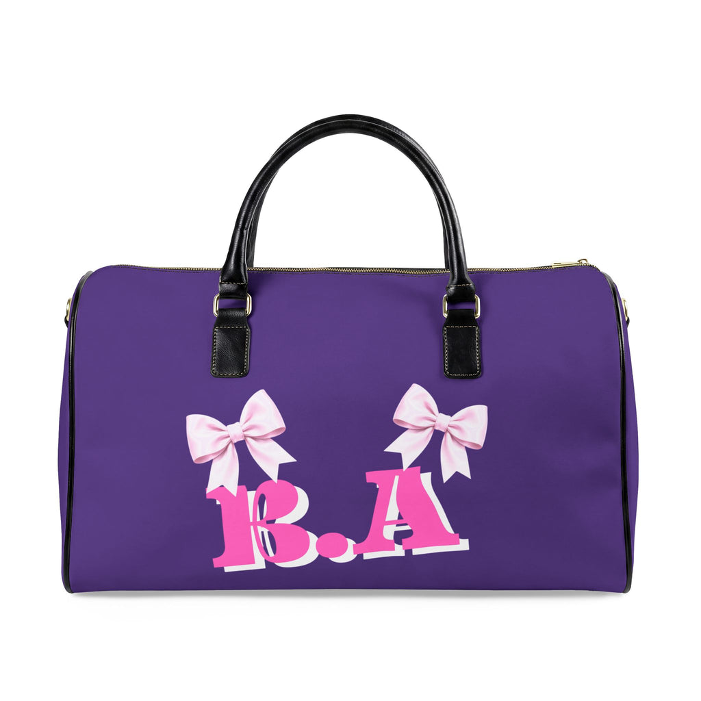 Purple GIRLS TRIP! Baddie Authority Co.. Edition Travel Bag
