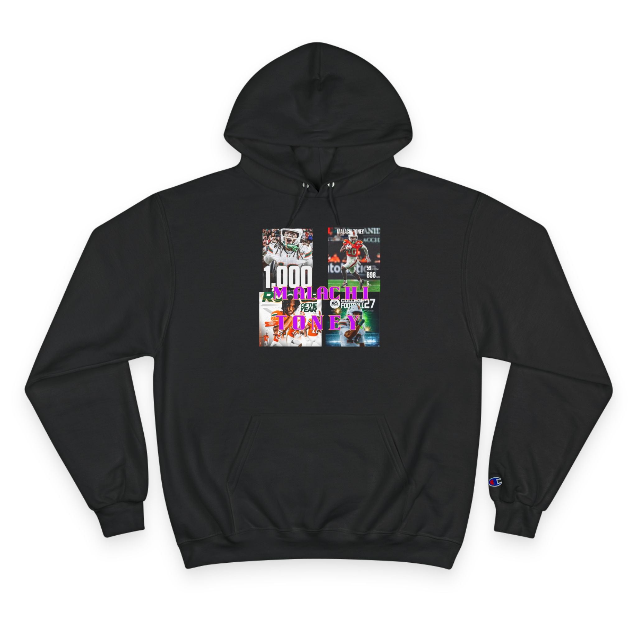 Malachi Toney Hometown Hero Legacy  
Champion Hoodie  (BADDIE A CO) limited Edition