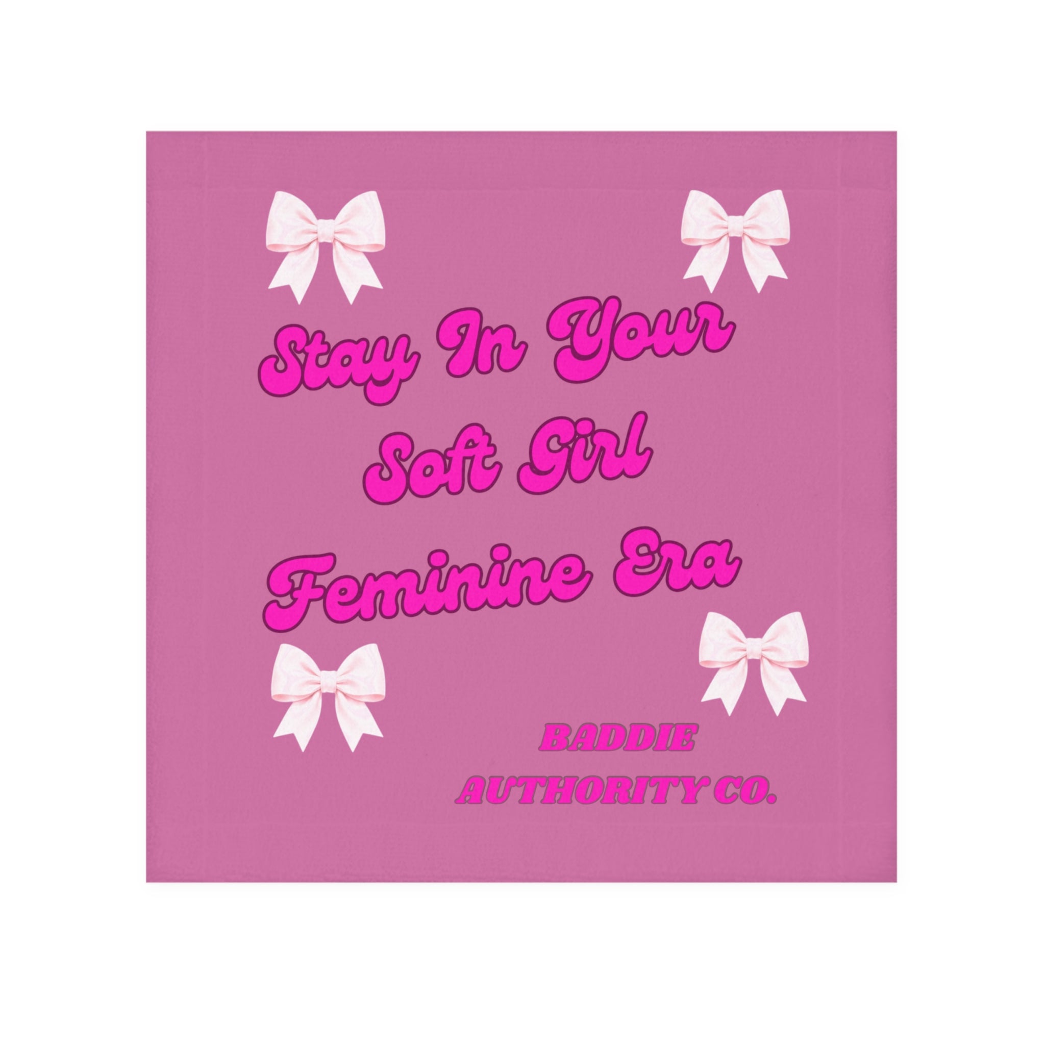 Stay In Your Soft Girl Era™ Face Towel
