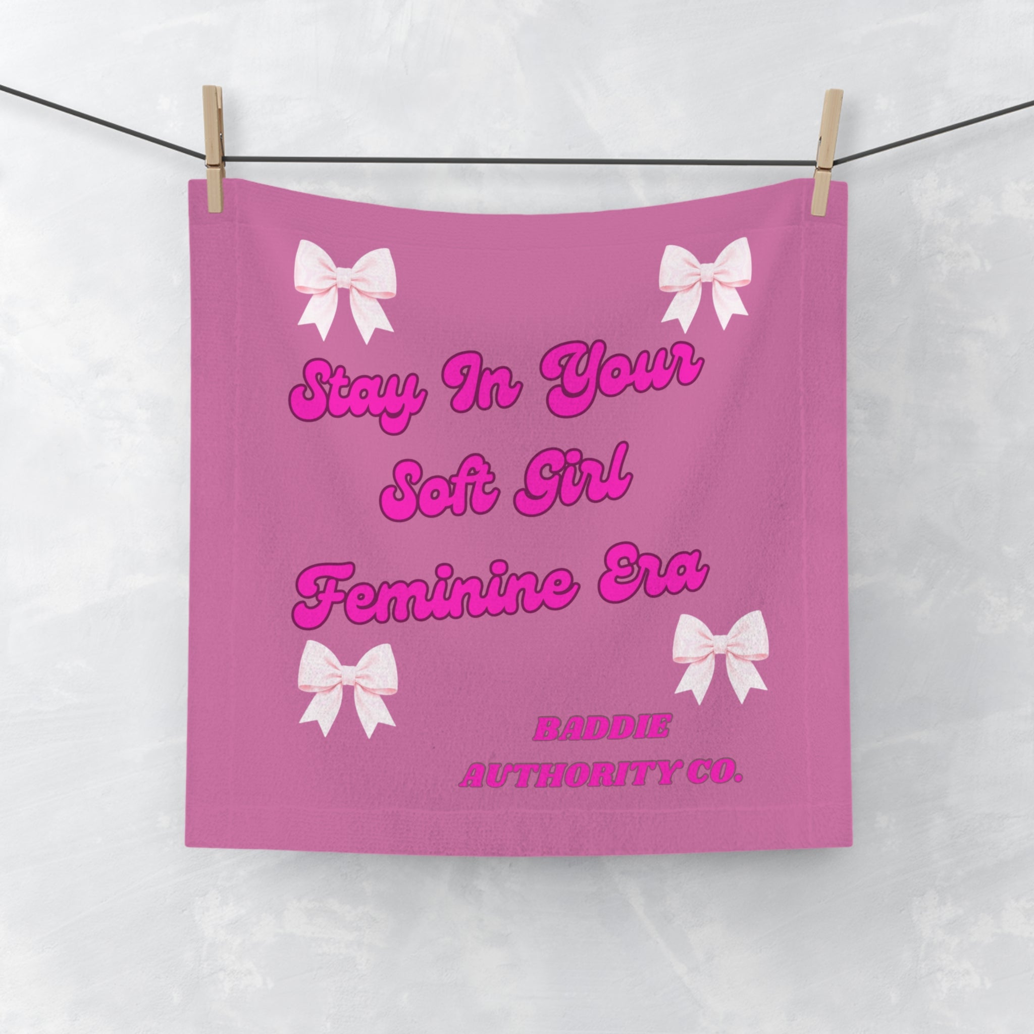 Stay In Your Soft Girl Era™ Face Towel