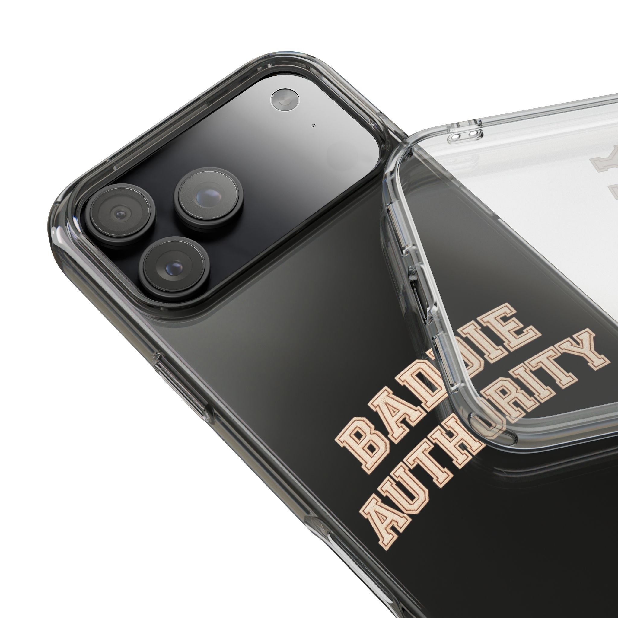 Baddie Authority• Clear Impact-Resistant Cases