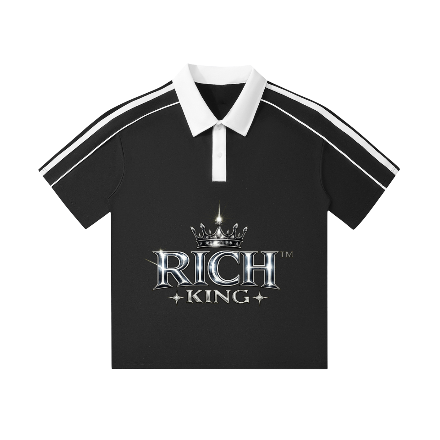 RICH KING Luxury Angel Wings Motion Polo
