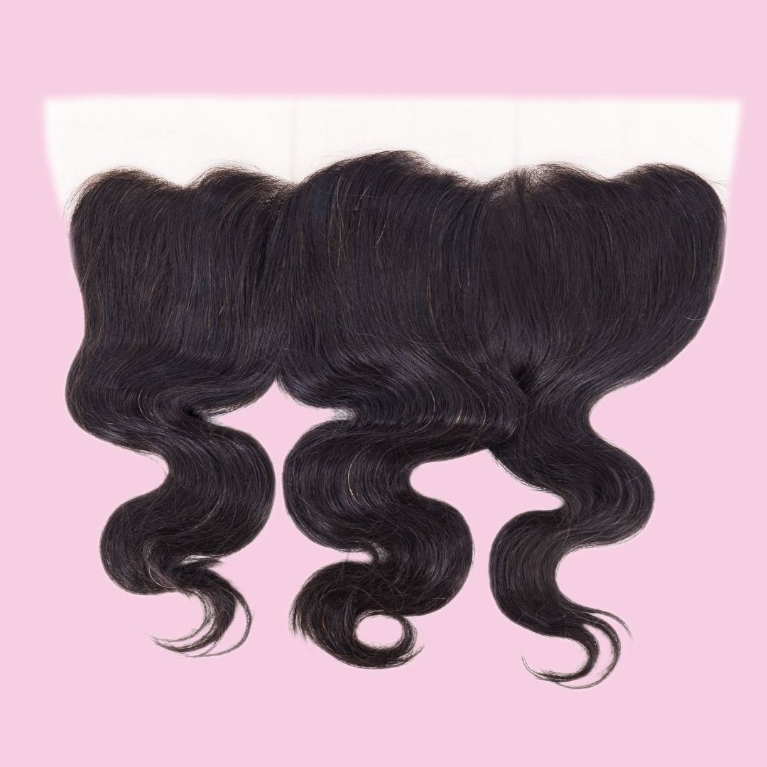 Raw Baddie Collection• Brazilian Body Wave Frontal 13x4 Transparent Lace