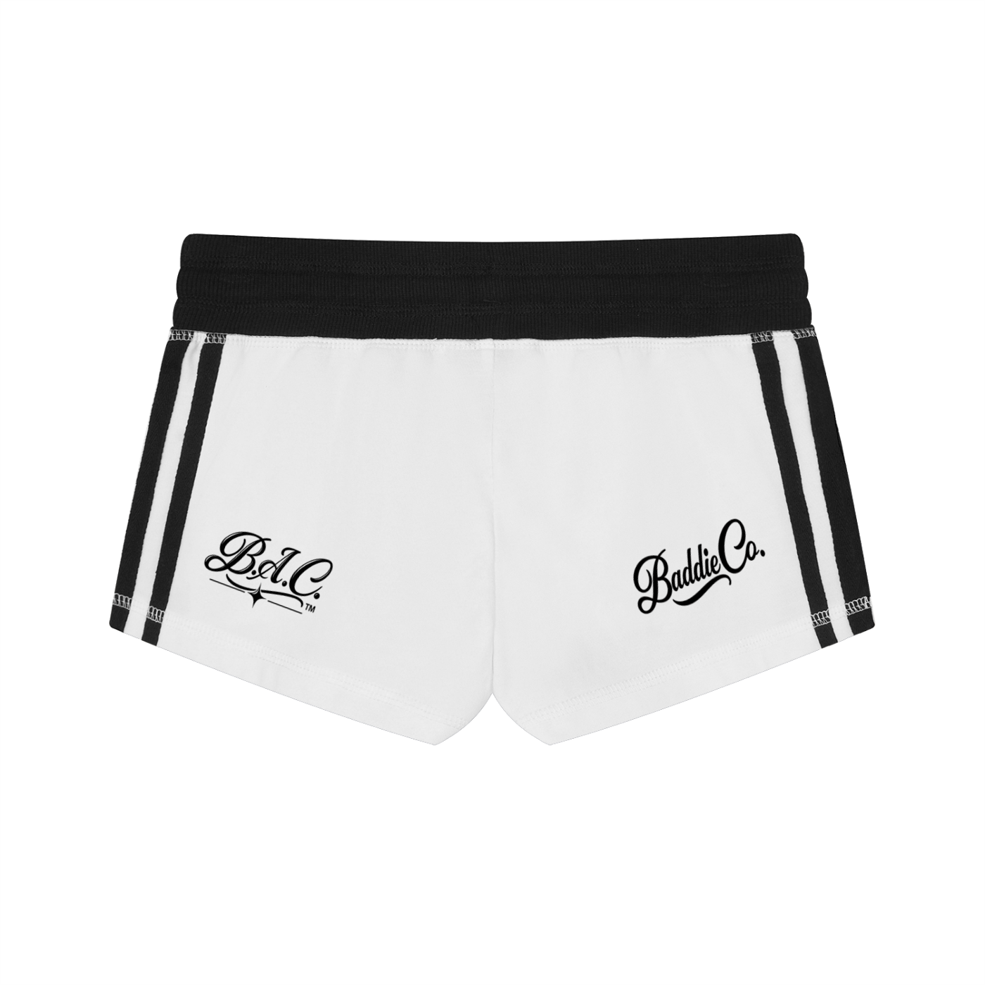 RICH GIRL CLUB~ BADDIE CO. SPORT STRIPE SHORTS