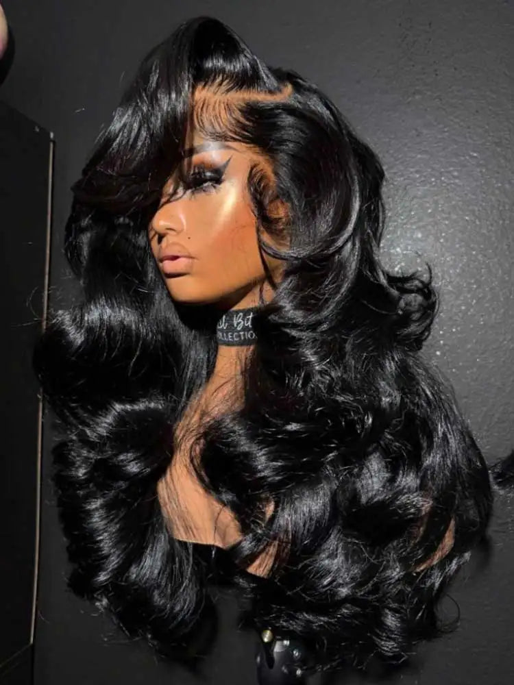 Slay If You Are A Baddie🎀 • Body Wave Human Hair Wig 13x4 ~13X6 HD Lace Frontal Wig Human Hair Remy & 5x5 Gluless Lace Closure