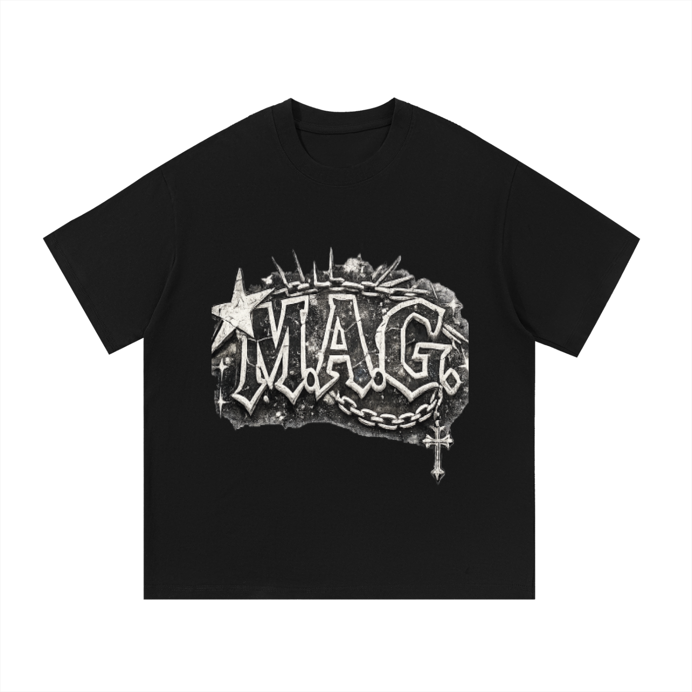 M.A.G. “Against All Odds” Oversized Rock Star Streetwear Tee