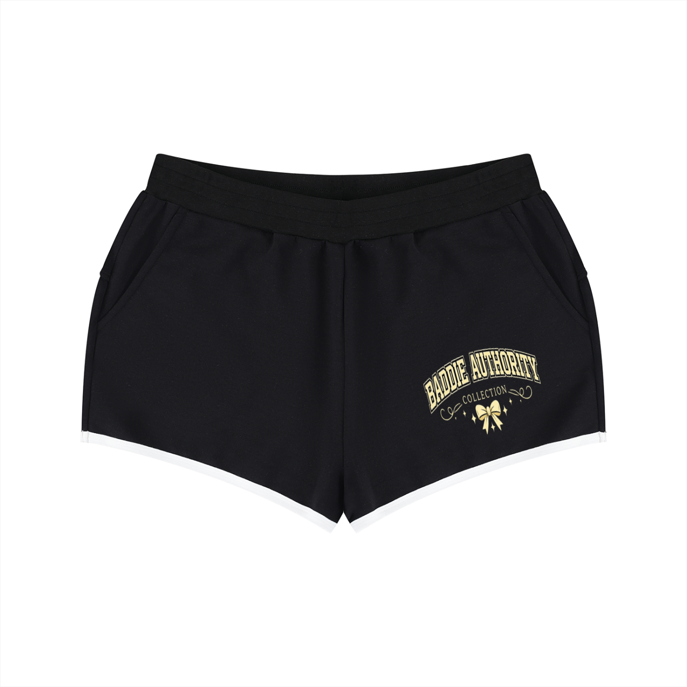 BADDIE AUTHORITY •BOW SPORT LOUNGE SHORTS