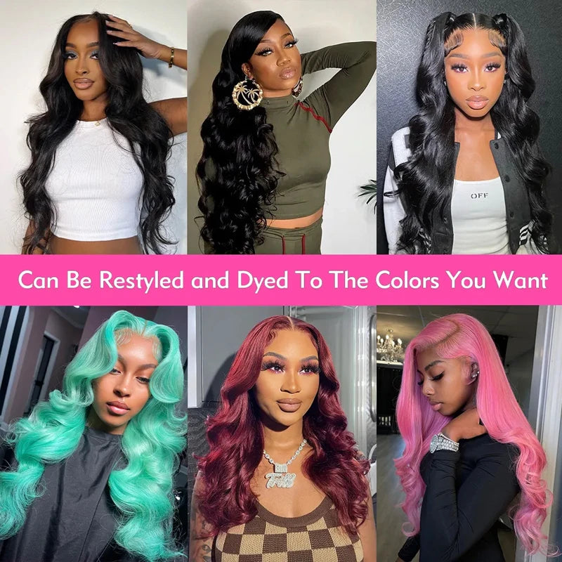 R!ch Girl🎀• Body Wave Lace Front Wig  Brazilian 13x4  Wig Remy Hair Hd Lace Wig & 13x6!