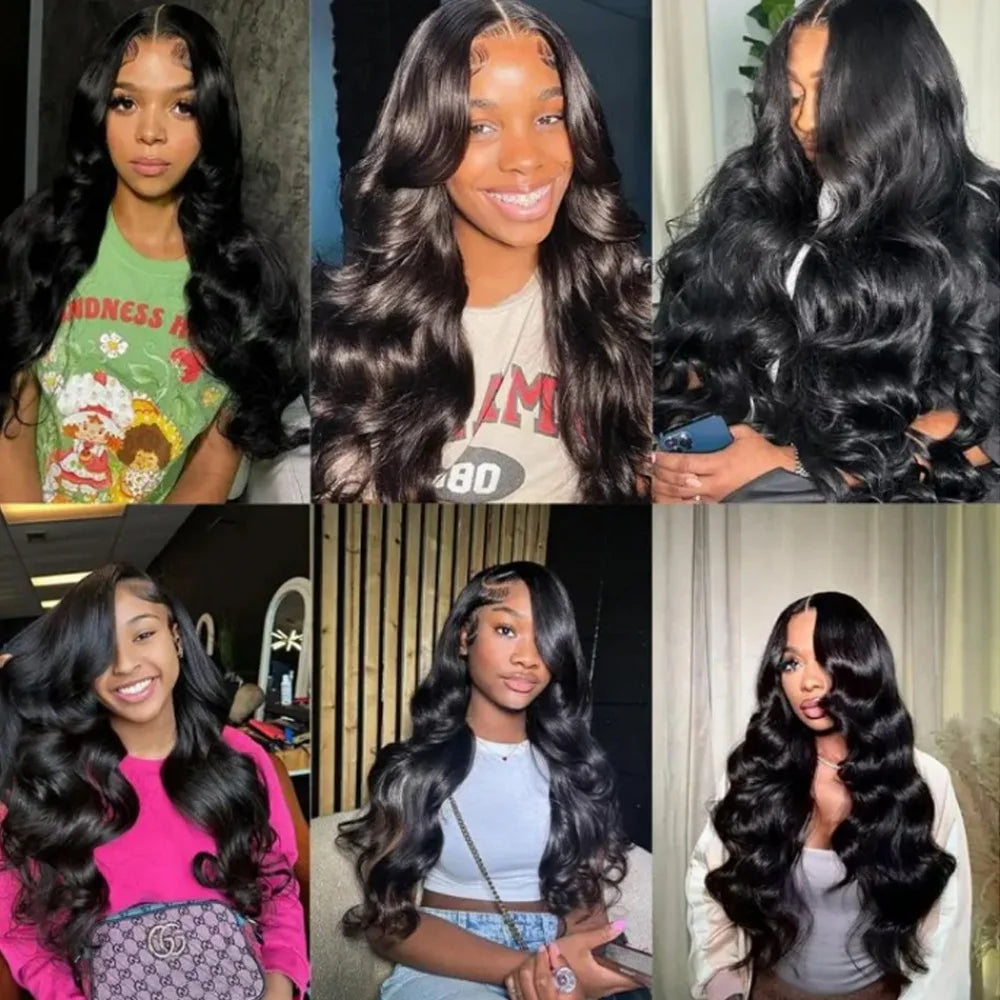 Raw Baddies🎀 • 13x6 Body Wave Lace frontal Wig  Human Hair Pre Plucked Glueless • HD Transparent !