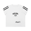 B.A RICH GIRL CLUB ~ VARSITY SPORT CROP TOP