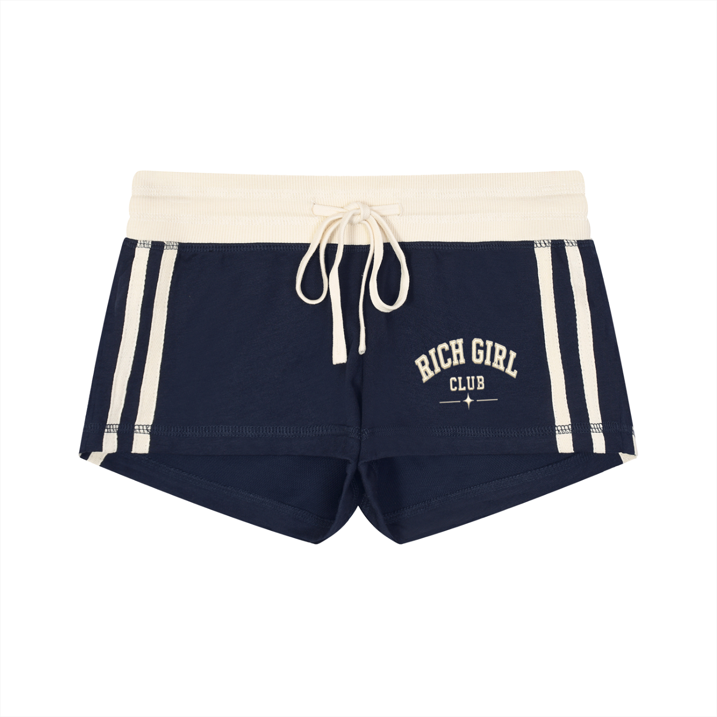RICH GIRL CLUB TRACK SHORTS ~BADDIE AUTHORITY COLLECTION