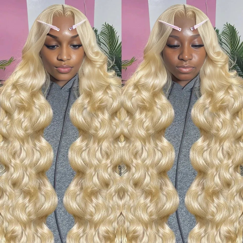 R!ch Girl • 613 HD Lace Frontal Wig 13x6 Human Hair Wigs• Body Wave Wig 250 Density Transparent Lace Brazilian Hair Summer Vibes !