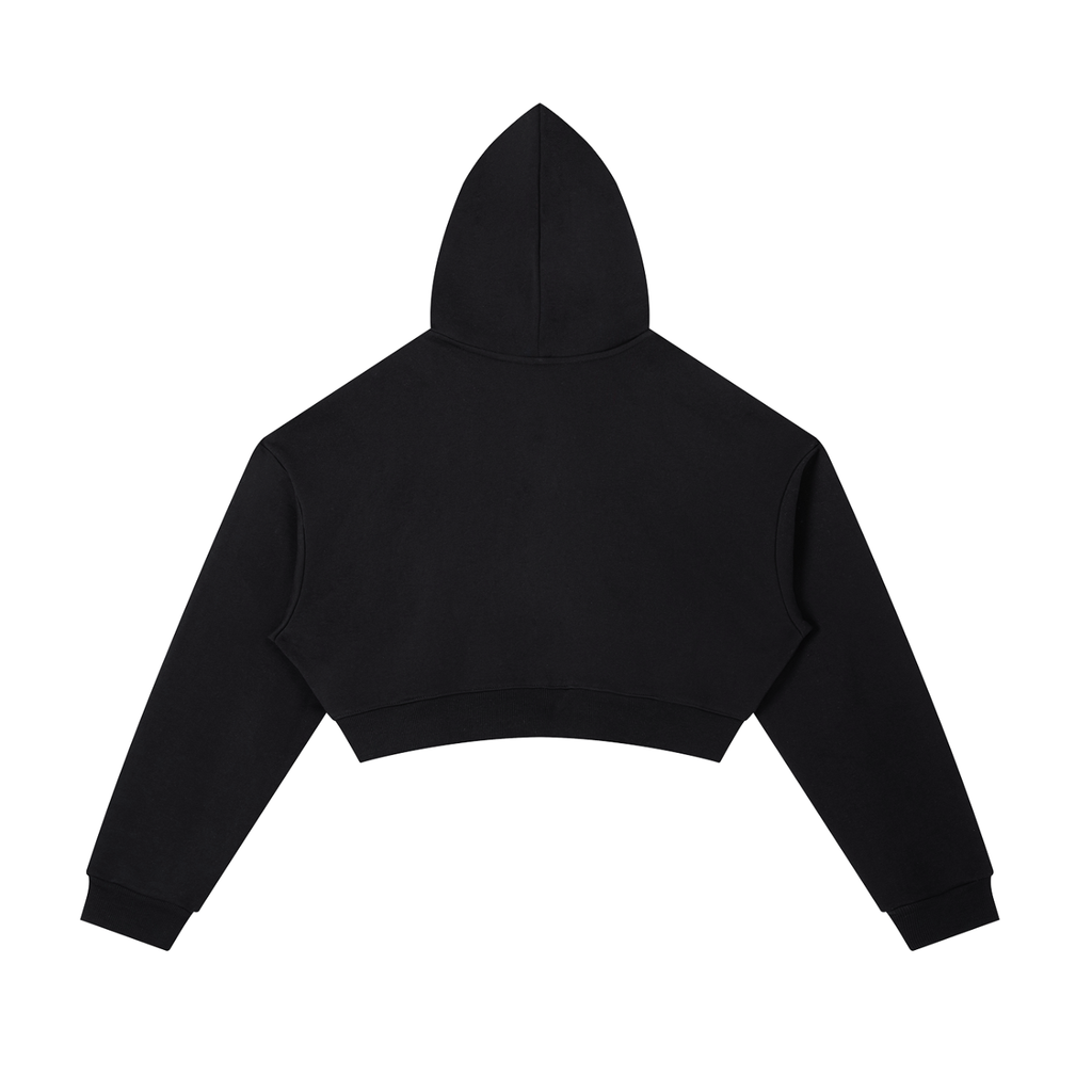 BADDIE AUTHORITY COLLECTION • CROPPED HOODIE