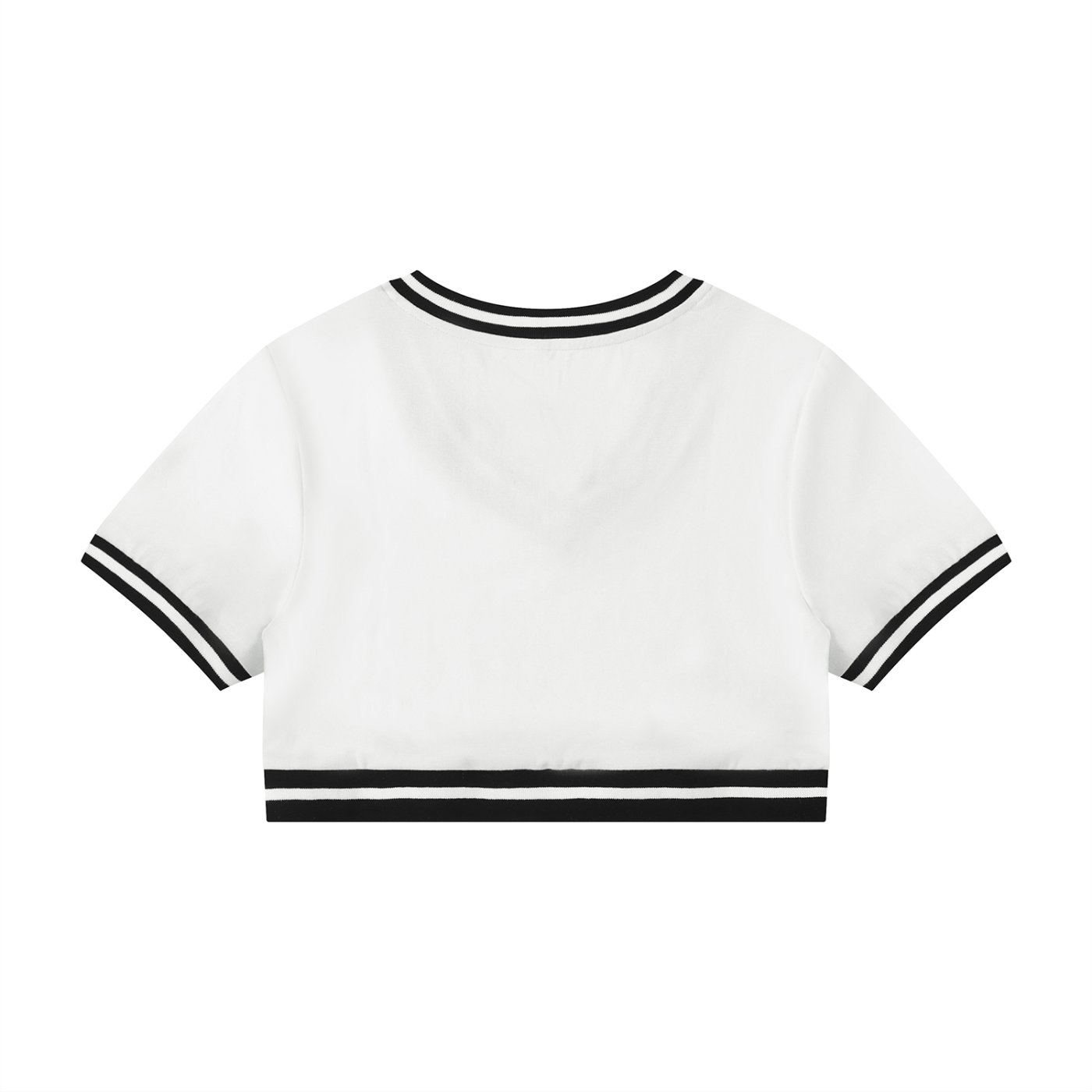 RICH GIRL CLUB VARSITY CROP TOP ~ B.A EDITION