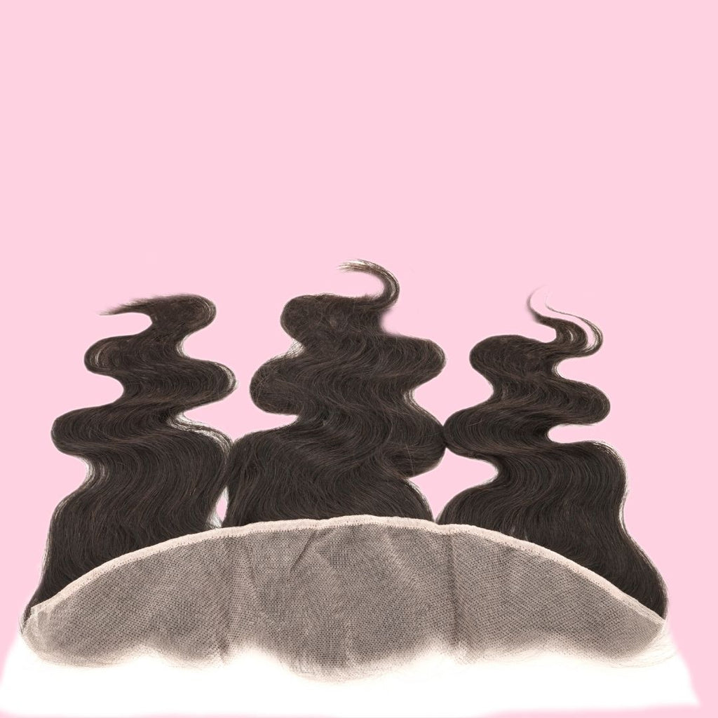 Raw Baddie Collection• Brazilian Body Wave Frontal 13x4 Transparent Lace