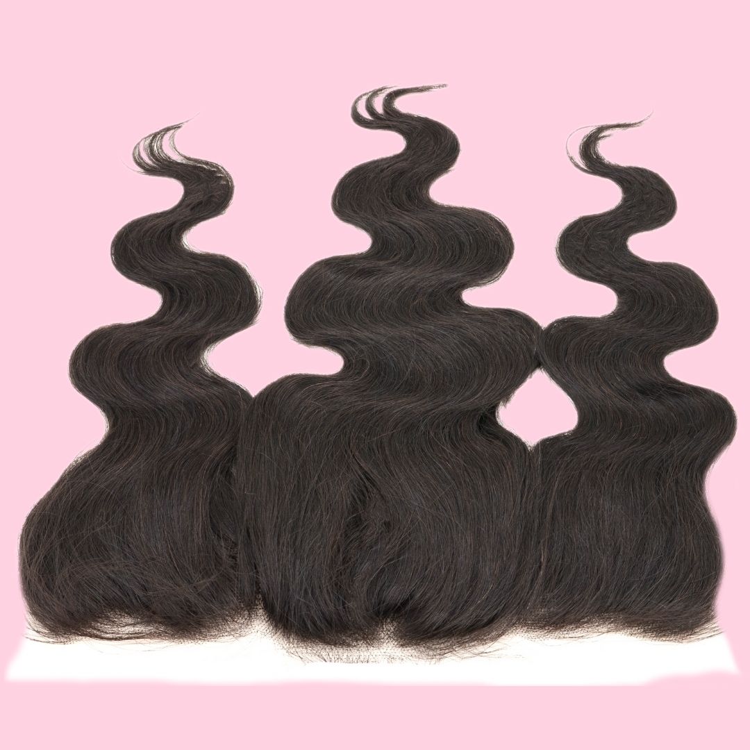 Raw Baddie Collection• Brazilian Body Wave Frontal 13x4 Transparent Lace